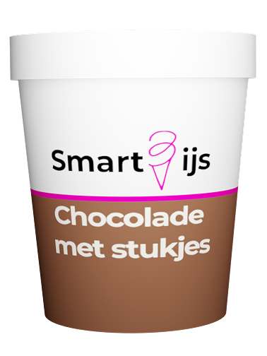 Chocolade met stukjes pot